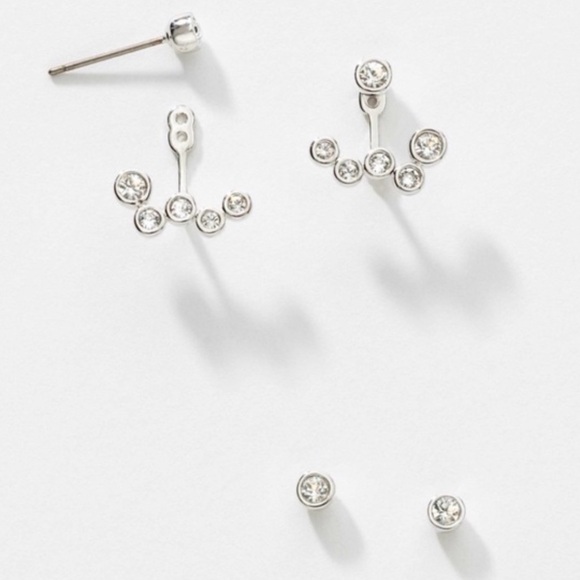 TOUCHSTONE CRYSTAL by Swarovski EARRINGS, To and Fro - Picture 2 of 3